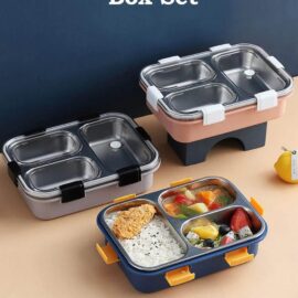 3 Grid Lunch Box Set
