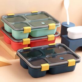 4 Grid Lunch Box Set